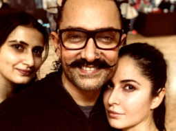 SELFIE ALERT: Aamir Khan, Katrina Kaif, Fatima Sana Shaikh strike a pose during Thugs of Hindostan dance rehearsals