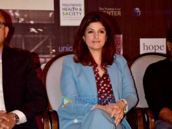 Twinkle Khanna and R Balki grace the Pad Man talk