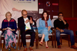 Twinkle Khanna and R Balki grace the Pad Man talk