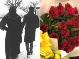 Valentine’s Day: Sonam Kapoor receives red roses from Anand Ahuja; walks hand-in-hand with him in a black and white photo