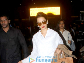 Varun Dhawan, Abhishek Bachchan, Aishwarya Rai Bachchan, Kangana Ranaut and others snapped at the airport