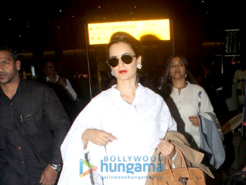 Varun Dhawan, Abhishek Bachchan, Aishwarya Rai Bachchan, Kangana Ranaut and others snapped at the airport