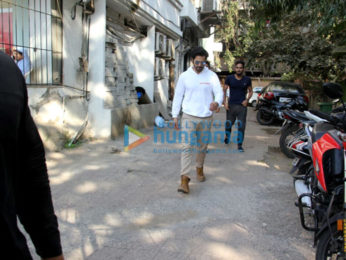 Varun Dhawan snapped outside Shoojit Sircar's office in Juhu