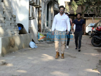Varun Dhawan snapped outside Shoojit Sircar's office in Juhu