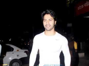 Varun Dhawan spotted at Shoojit Sircar's office in Juhu