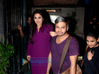 Vidya Balan snapped at Pali Village Cafe