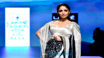 Yami Gautam snapped walking the ramp for Manish Malhotra at the Lakme Fashion Week 2018