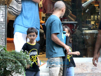 Aamir Khan and Kiran Rao's son Azad Rao Khan snapped in Bandra