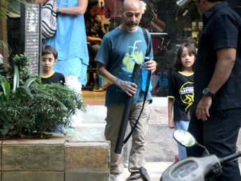 Aamir Khan and Kiran Rao's son Azad Rao Khan snapped in Bandra