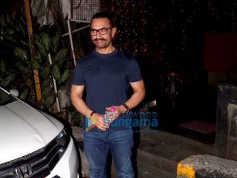 Aamir Khan snapped at a spa
