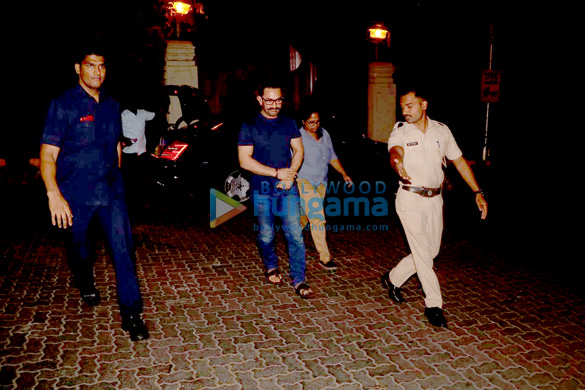 aamir khan snapped at a spa 4