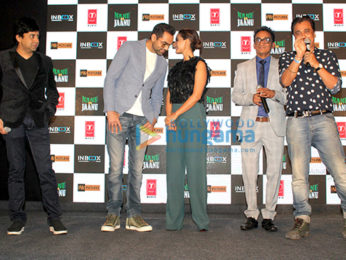 Abhay Deol and Patralekha grace the trailer launch of the film Nanu Ki Jaanu