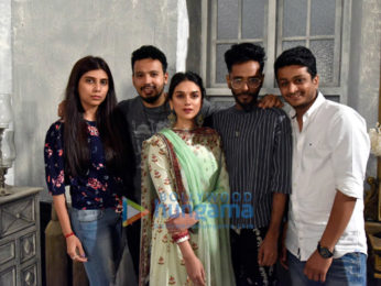 Aditi Rao Hydari snapped at a photo shoot for Spring Summer collection