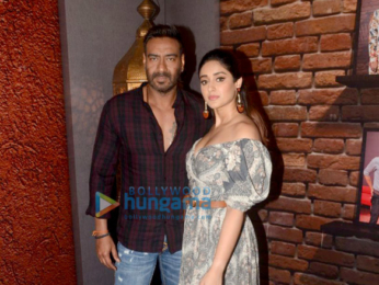 Ajay Devgn and Ileana D'Cruz snapped at Sun & Sand Hotel in Juhu