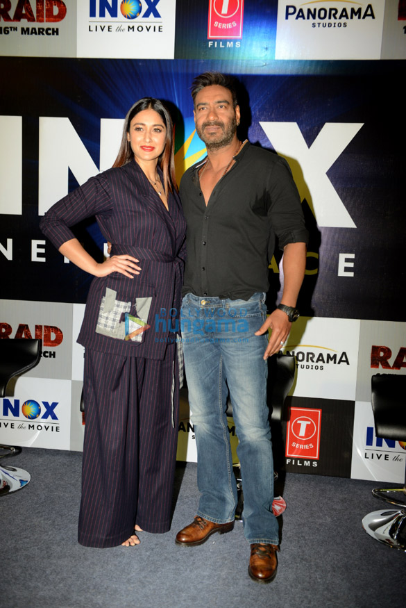 Ajay Devgn and Ileana D’cruz launch the first INOX Laserplex theatre in Delhi