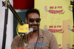 Ajay Devgn and Ileana D’Cruz spotted at 98.3 FM Radio Mirchi