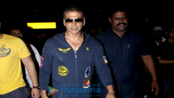Akshay Kumar and Twinkle Khanna snapped at the airport