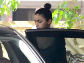 Alia Bhatt spotted at the gym in Bandra