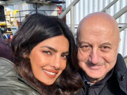 Anupam Kher meets Priyanka Chopra on the sets of Quantico