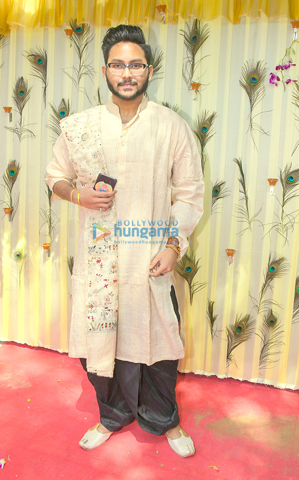 bappi lahiri and chitrani lahiri attend the rice ceremony of their grandson krishh lahiri 3 2