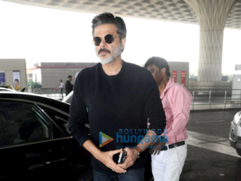 Boney Kapoor and Anil Kapoor snapped leaving for Haridwar