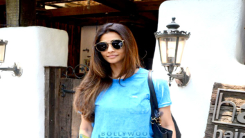 Daisy Shah snapped at Hakim’s Aalim salon in Bandra