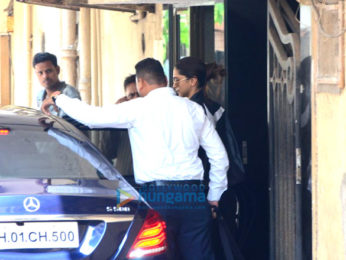 Deepika Padukone spotted at the gym in bandra