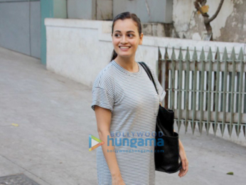 Dia Mirza snapped in Bandra