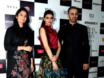 Diana Penty, Shyamal and Bhumika snapped at the Amazon Fashion Week