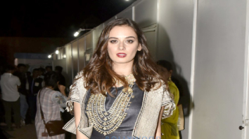 Evelyn Sharma snapped attending the Knight Frank India event