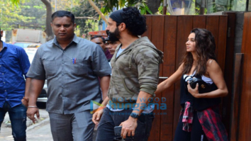 Farhan Akhtar and Anusha Dandekar spotted at Indigo Cafe in Bandra