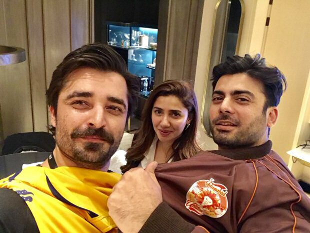 Fawad Khan and Mahira Khan have a Humsafar reunion Fawad Khan and Mahira Khan have a Humsafar reunion