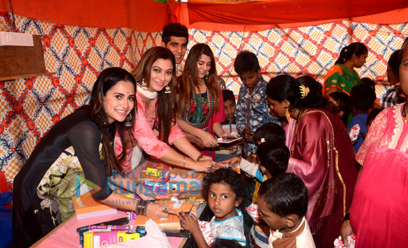 gurpreet kaur chadda and liza malik celebrate gudi padwa with underprivileged kids 1