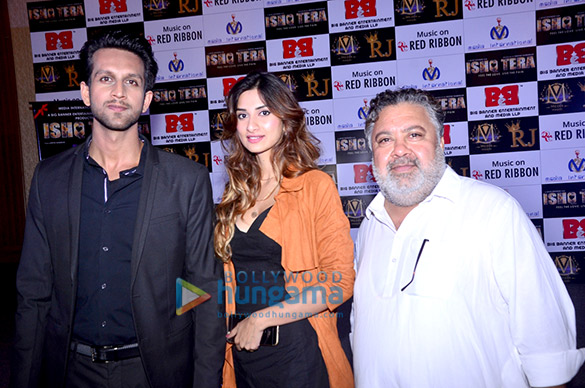 hrishitaa bhatt graces the the music launch of ishq tera 3