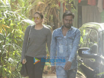 Huma Qureshi snapped in Bandra