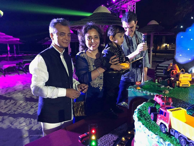 INSIDE PICS & VIDEOS: Salman Khan celebrates Arpita Khan- Aayush Sharma's son Ahil Sharma's 2nd birthday in Abu Dhabi