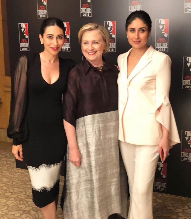 India Today Conclave 2018: Kareena Kapoor Khan and Karisma Kapoor meet Hillary Clinton India Today Conclave 2018: Kareena Kapoor Khan and Karisma Kapoor meet Hillary Clinton
