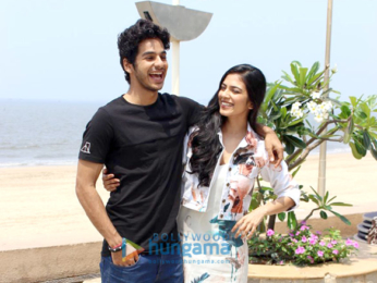 Ishaan Khatter and Malavika Mohanan snapped at Sun N Sand Hotel in Juhu