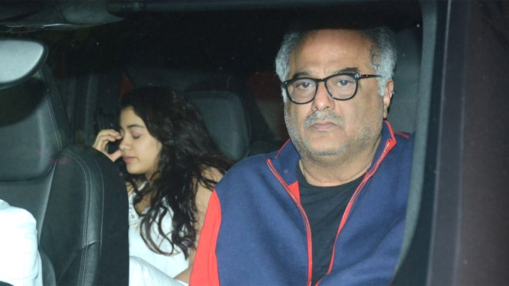 Janhvi Kapoor, Khushi With Father Boney Kapoor SPOTTED At Arjun Kapoor’s House