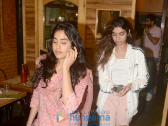 Janhvi Kapoor and Khushi Kapoor snapped at Farmer's Cafe in Bandra