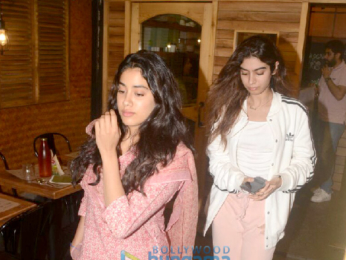 Janhvi Kapoor and Khushi Kapoor snapped at Farmer's Cafe in Bandra