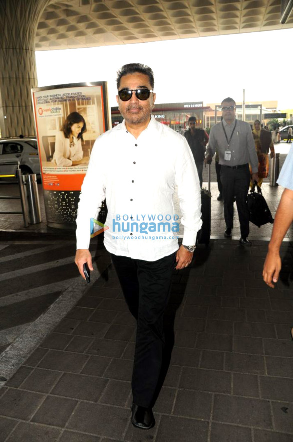 kamal haasan and boney kapoor snapped at the airport 3