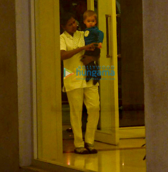 karan johars twins yash and roohi snapped at his apartment 2
