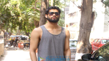 Karan Kapadia snapped outside a gym in Juhu