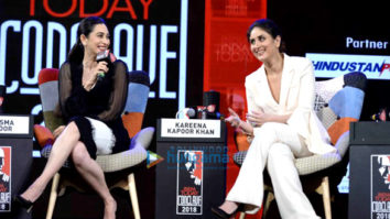 Kareena Kapoor Khan and Karisma Kapoor at India Today Conclave 2018