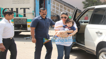 Kareena Kapoor Khan and Taimur Ali Khan snapped at Mehboob Studio