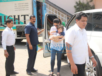 Kareena Kapoor Khan and Taimur Ali Khan snapped at Mehboob Studio