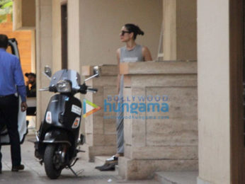 Kareena Kapoor Khan and Taimur Ali Khan spotted at Amrita Arora's house