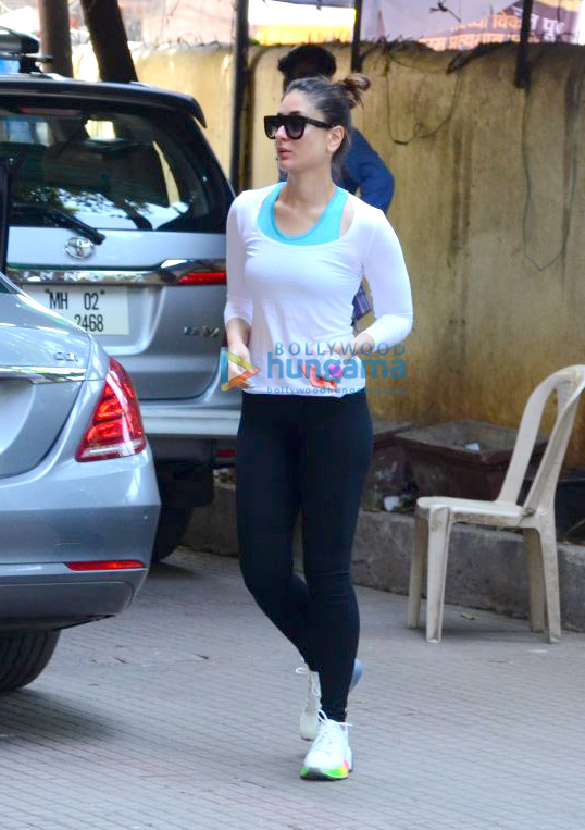 Kareena Kapoor Khan spotted at gym in Bandra