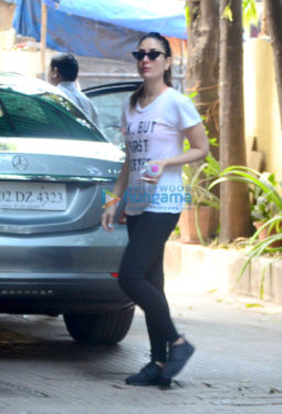 Kareena Kapoor Khan spotted at the gym in Bandra